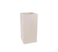EDA Colonne de plantation Volcania 39,5×39,5×80 cm 31 L Beige calcaire