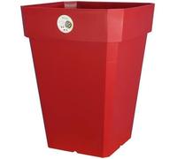 Riviera Pot à Soleilla Carré, 50cm Diamètre, Rouge 405056