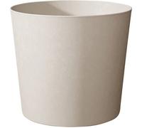 Element Pot de fleurs conique EDA - Ø 40 cm, 30 L, finition calcaire, résistant au gel et aux UV, système de drainage intelligent, fabriqué en France