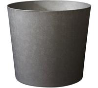Pot de fleurs Conique Ø 40 cm - EDA - Element - 30 L - Intérieur / Extérieur - Ø 39,1 x H. 32 cm - Gris Anthracite