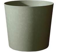 Pot de fleurs Conique Ø 40 cm - EDA - Element - 30 L - Système de drainage - Intérieur / Extérieur - Ø 39,1 x H 32 cm - Kaki