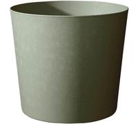 Pot de fleurs Conique Ø 50 cm - EDA - Element - 62,2 L - Systeme de drainage - Intérieur / Extérieur - Ø 49,5 x H 42 cm - Kaki