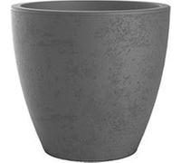 Pot de fleurs conique Basalt Up - Ø 38 x 35 cm - 27 L - Gris anthracite - Eda