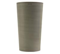 Pot de Fleurs Conique Gris Ø30cm H52cm - Pot de Fleurs Haut en Plastique Recy esign Italien ARTPLAST