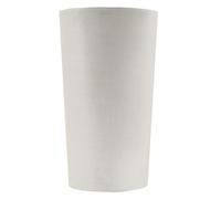 Pot de Fleurs Conique Gris Clair Ø30cm H52cm - Pot de Fleurs Haut en Plastique Recy esign Italien ARTPLAST