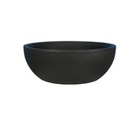 Pot de fleurs Coupe noir aspect granit D40 x H15 cm 12 L