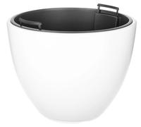 Pot de fleurs - Couvercle supérieur - Plastique - Pour fleurs et plantes vertes - Résistant au gel - Style moderne - Blanc - 58,5 x 43,5 cm