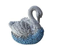 Pot de Fleurs Cygne (1 Pièce) - Décoration Florale D'extérieur - 20 X 14 X 19 Cm