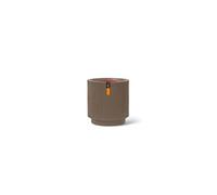 Pot de fleurs cylindrique Groove NL EUROPE 36 x 38 cm taupe chaud 33 L