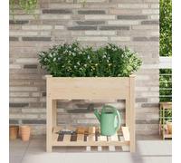 Pot de fleurs de jardin pratique Beige 90 x 90 x 76.5 cm Épicéa massif - Massifs ,meubles design 9686572 1parcel