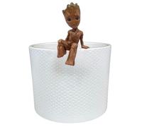 Pot de fleurs décoratif - Groot de coton - 10 x 6 cm - En plastique - Pendentif en plastique - Univers Marvel Marvel - Pot Bouddha - Style de décoration moderne pour les fans - Décoration de jardin
