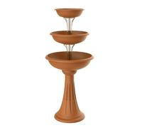 Pot de fleurs design - Trevy - D 50 x H 114 cm - Marron