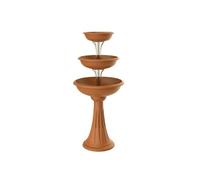 Pot de fleurs design - Trevy - D 50 x H 114 cm - Marron