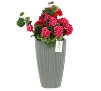 Pot de fleurs - Élégant - H 60 cm - Plastique de haute qualité - Carré - Résistant aux intempéries