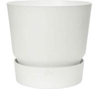 Pot de fleurs Elho Greenville Rond 40, Extérieur, Ø 39 x H 36,8 cm, Blanc