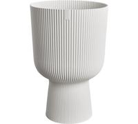 Pot de fleurs Elho Vibes Fold Coupe, Blanc, Ø 29.5 x H 45 cm, Intérieur, 100% Recyclé