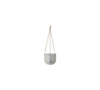 Ileana pot de fleurs, suspendu, gris, faïence