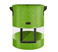 Pot de fleurs en tissu non tissé épais - Conteneurs multi-usages avec poignées - Design espace visible - Fournitures de jardin - Idéal pour les légumes, les fruits et les fleurs