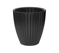 Pot de fleurs Fancy noir 80% recyclé 40 x 42 cm 36 L