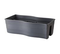 Pot de fleurs, Form-Plastic, balustrade, 60cm, PP, anthracite, Wave 60