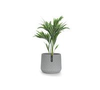 Pot de fleurs Fox & Fern Heusden fait à la main- en polystone - 20 cm - Gris