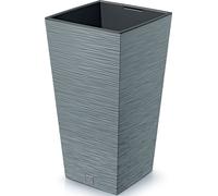 Pot de fleurs FURU Square Bac de balcon Bac à fleurs gris 91,5 L