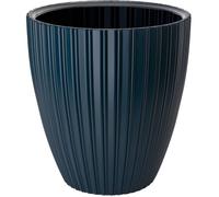 Pot de fleurs - GARDEN ID - Fancy - 40 x 42 cm - Pour jardin, balcons ou intérieurs - Bleu pétrole