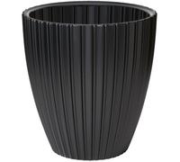 Pot de fleurs - GARDEN ID - Fancy - 40 x 42 cm - Pour jardin, balcons ou intérieurs - Noir