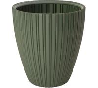 Pot de fleurs - GARDEN ID - Fancy - 40 x 42 cm - Pour jardin, balcons ou intérieurs - Vert tilleul