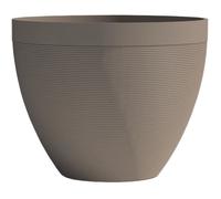 Pot de fleurs - GARDEN ID - Green Care Impact Taupe - 30 x 26 cm - Garanti 10ans - 100% recyclé - Résistant UV/gel