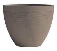 Pot De Fleurs - Garden Id - Green Care Impact Taupe - 30 X 26 Cm - Garanti 10Ans - 100% Recyclé - Résistant Uv/Gel Taupe G