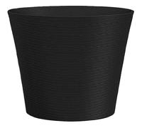 Garden ID Pot de fleurs Green Care Sense - Noir Anthracite - 30x27 cm - 100% recyclé