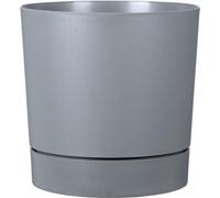 Pot de fleurs Garden ID Plano, Rond Ø 47 cm, 43 L, H 46 cm, Gris pure