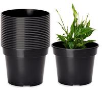 Pot de fleurs Garronda GD-0025 (lot de 20 - noir, ⌀ 35 cm, H = 29 cm)