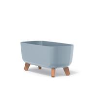 Pot de fleurs Gracia Case avec pieds DGCL400 gris clair