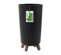 Pot de fleurs Gracia Tubus Slim Eco Wood, anthracite ECO