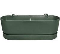 Pot de fleurs Greenville Easy Balcony - Leaf Green - Ø25cm - Jardinière avec