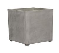 Pot de Fleurs Gris 40x40 cm Extérieur Intérieur ARTPLAST
