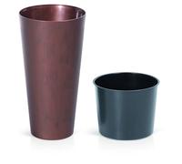 Pot de fleurs haut Tubus DTUS250C avec insert | Effet Corten