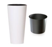 Pot de fleurs haut Tubus Slim DTUS400 | Blanc