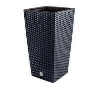 Prosperplast Pot de fleur Rato 35 L avec insert 28,7x28,7x55 cm Anthracite