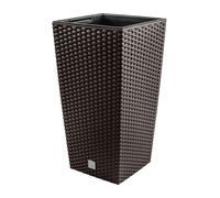 Pot de fleurs + insert pot de fleurs aspect rotin RATO SQUARE DRTS400 Umbra