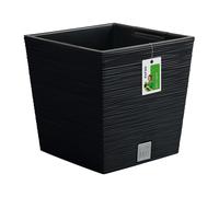 Prosperplast Furu Square DFS300-S433 Low Pot de Fleurs avec Insert - Couleur Anthracite