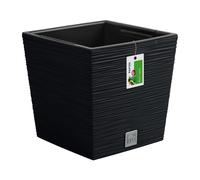 Prosperplast Pot de fleurs FURU – Réserve d'eau 7,5 L – Anthracite