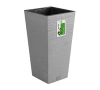 Pot de fleurs jardinière FURU Square jardinière de balcon jardinière grise 60 L