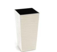 Pot de fleurs LAMELA Pot de fleurs FINEZIA DLUTO - encoche 35 x 35cm, hauteur 68cm, crème