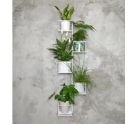 Pot de fleurs Lampe à plantes Suspension Pot de plantes à plantes Deko Parterre de fleurs suspendu Blanc