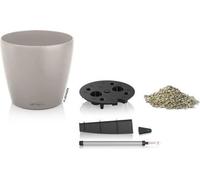 Pot de fleurs LECHUZA Classico color 28, Ø 28 x 26 cm, Kit complet, Brun sable, 9 L