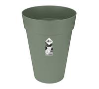 Pot de Fleurs Loft Urban Elho Rond Haut, Ø 34 x H 45 cm, Extérieur, 100% Recyclé, Vert, Réservoir d'eau intégré, 23 Litres