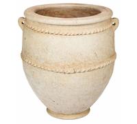 Pot de fleurs marocain en terre cuite Giarda XL 80cm Grand | Pot de plantes méditerranéen du Maroc Extérieur pour jardin, terrasse ou balcon | Pot de fleurs méditerranéen intérieur comme décoration